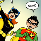 bat girl and robin